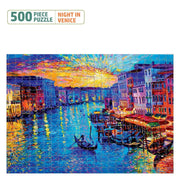 Flo Night In Venice Puzzle - 500 Pieces