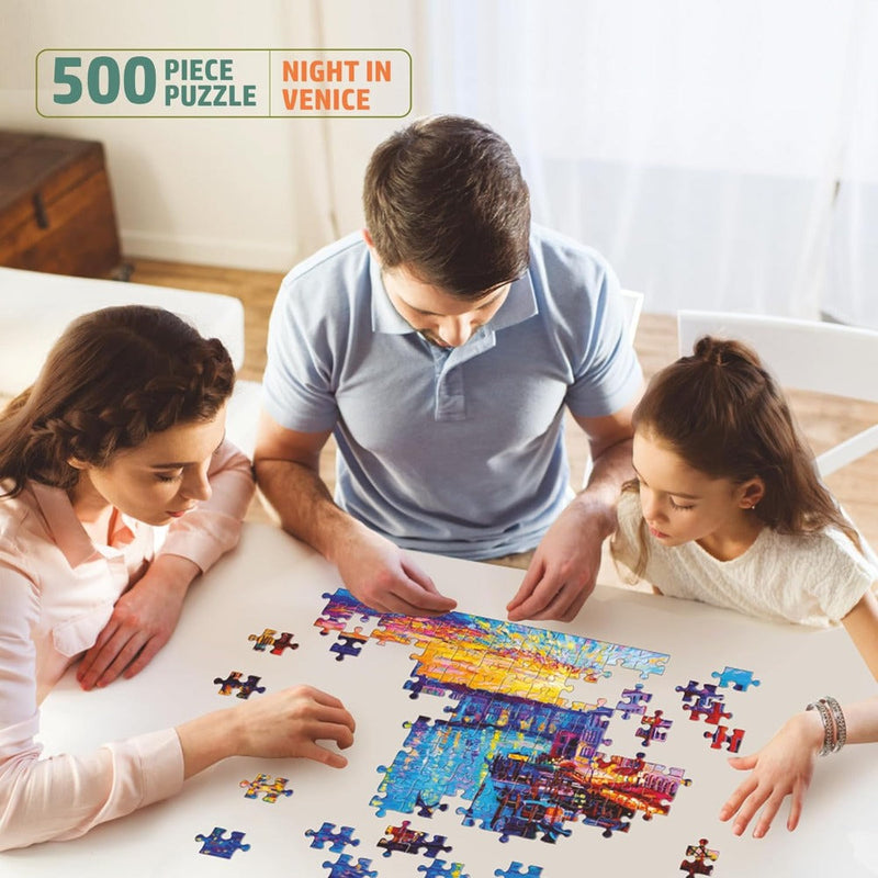 Flo Night In Venice Puzzle - 500 Pieces