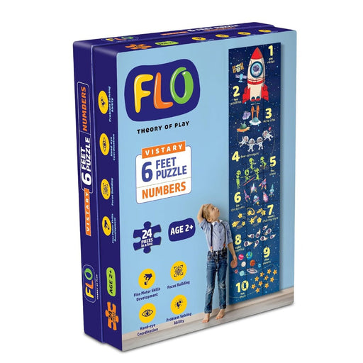 Flo Numbers Puzzles - 24 Pieces-Puzzles-Flo-Toycra