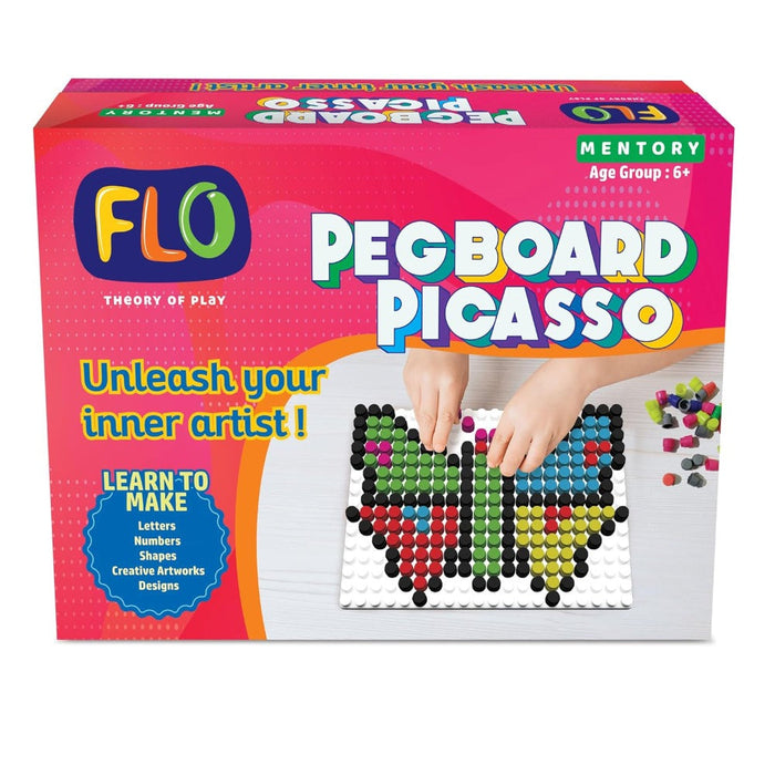 Flo Peg Board Picasso-Board Games-Flo-Toycra