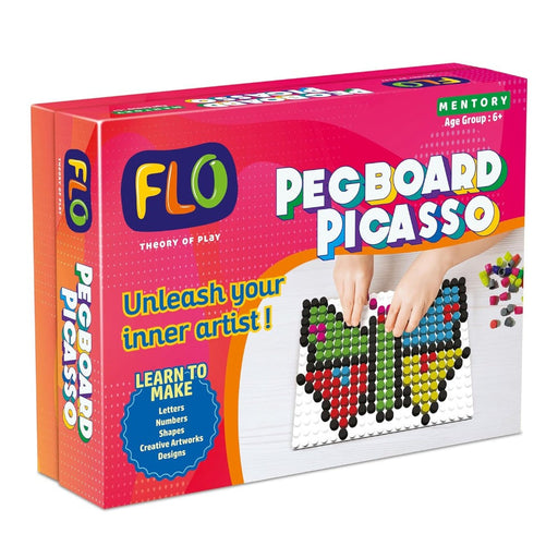 Flo Peg Board Picasso-Board Games-Flo-Toycra