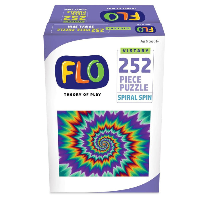 Flo Spiral Spin Puzzle - 252 Pieces-Puzzles-Flo-Toycra