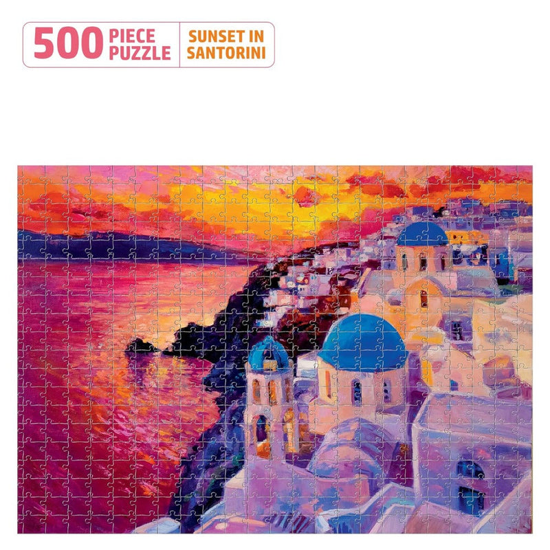 Flo Sunset In Santorini Puzzle - 500 Pieces