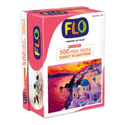 Flo Sunset In Santorini Puzzle - 500 Pieces