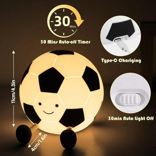 Football Silicone Night Light Lamp-Electronic Toys-Bright International-Toycra