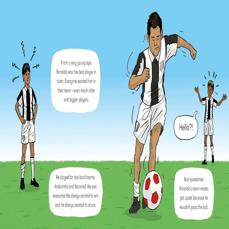 Football Stories Ronaldo Picture Book (Age : 4 to 7 Years)