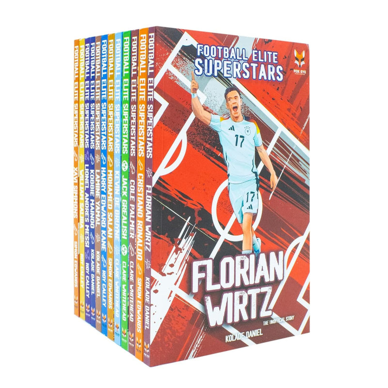 Football Superstars 12 Books Boxed Set (Age : 7 Years+)