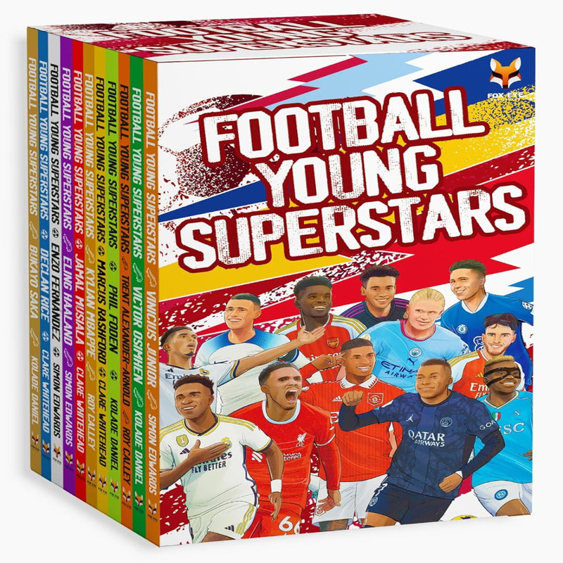 Football Superstars 12 Books Boxed Set (Age : 7 Years+)