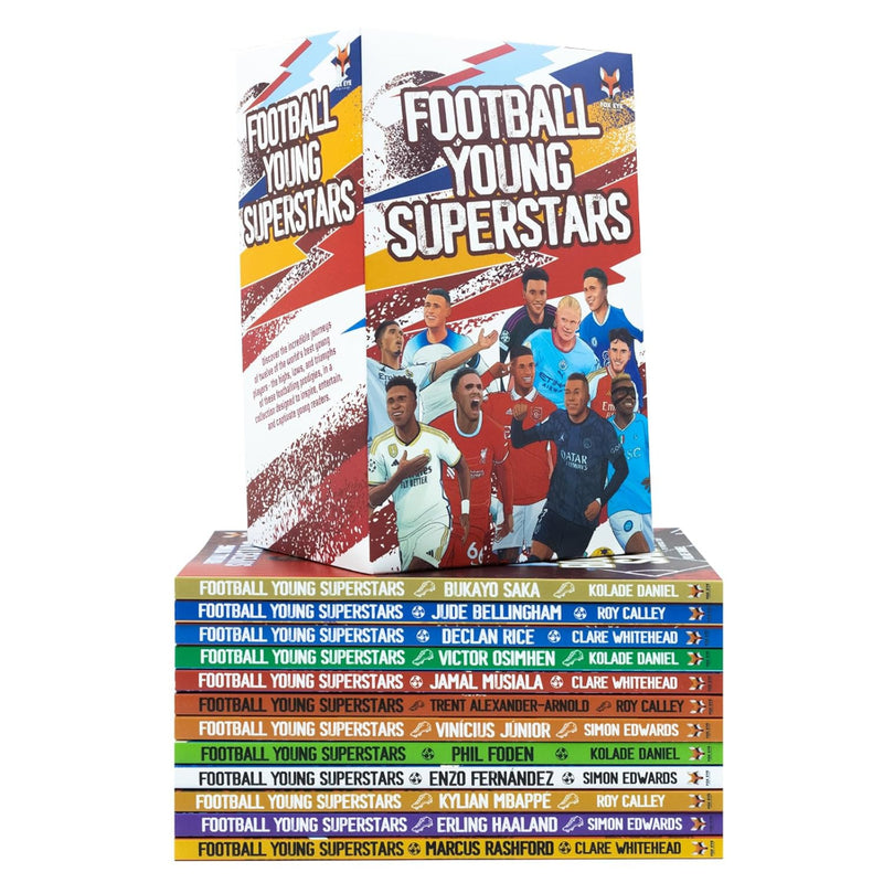 Football Superstars 12 Books Boxed Set (Age : 7 Years+)