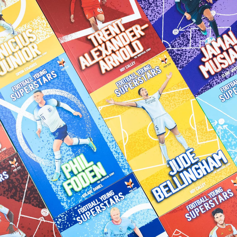 Football Superstars 12 Books Boxed Set (Age : 7 Years+)