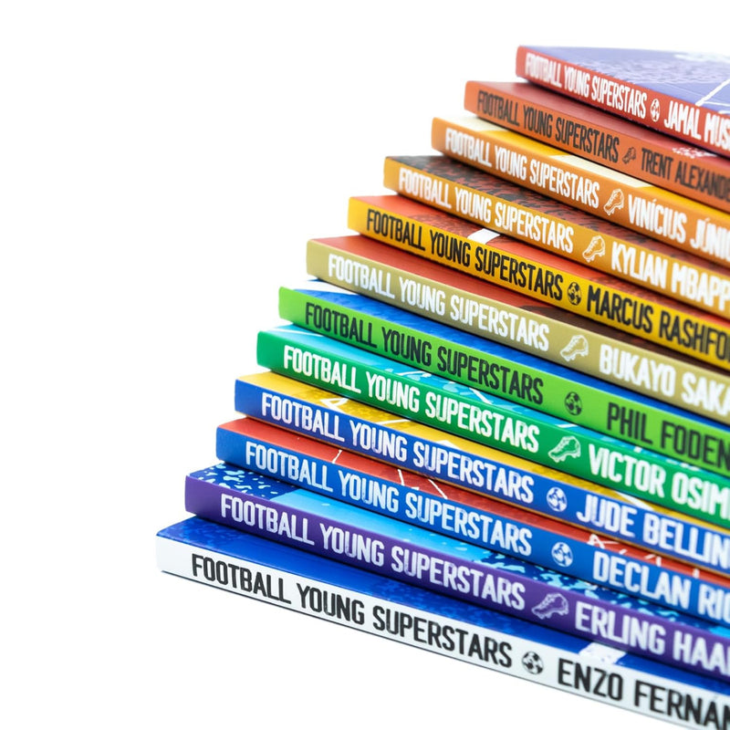 Football Superstars 12 Books Boxed Set (Age : 7 Years+)