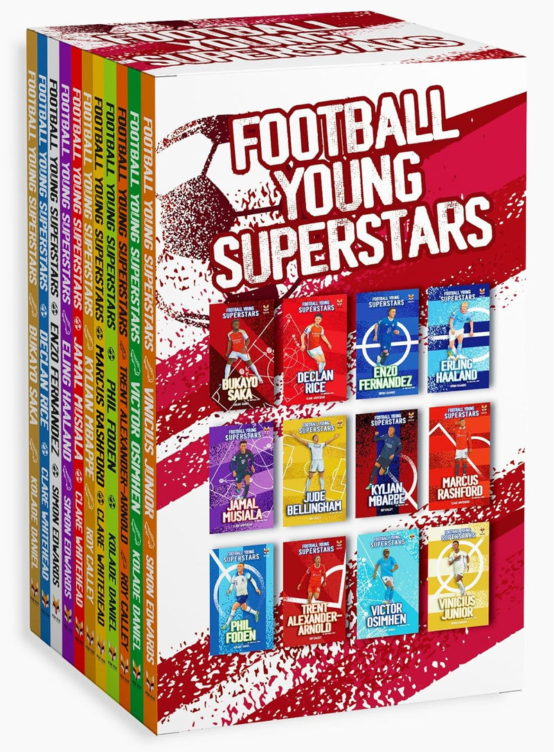 Football Superstars 12 Books Boxed Set (Age : 7 Years+)