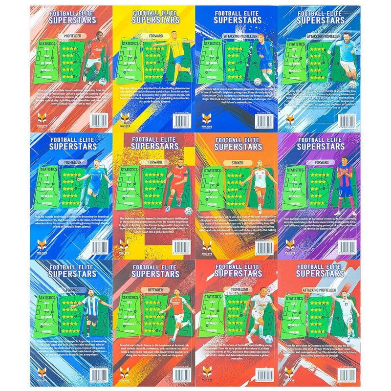 Football Superstars 12 Books Boxed Set (Age : 7 Years+)