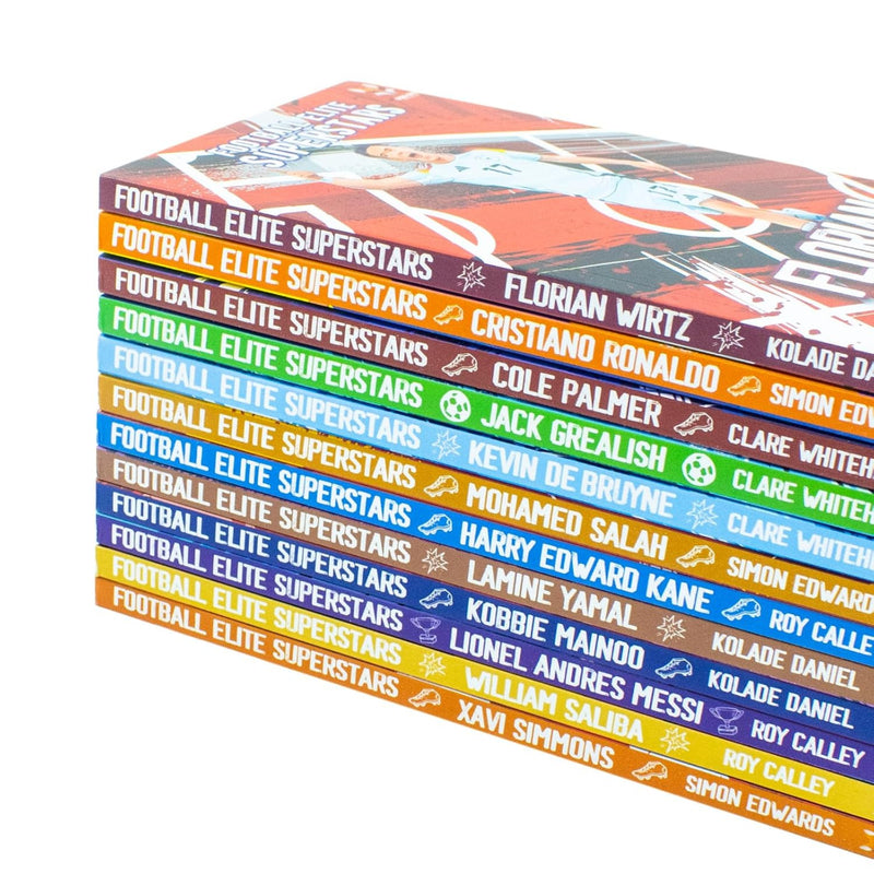 Football Superstars 12 Books Boxed Set (Age : 7 Years+)