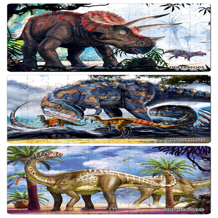 Frank 3 in 1 National Geographic Dinosaurs Jigsaw Puzzle-Puzzles-Frank-Toycra