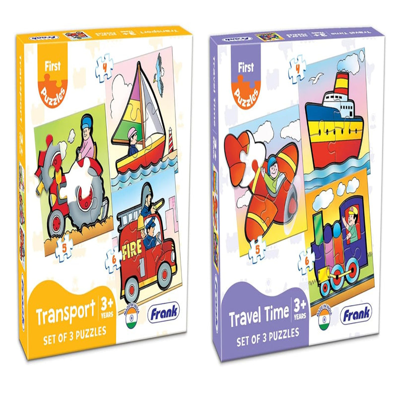 Frank 6 in 1 First Fun & Educational Jigsaw Puzzles for Kids