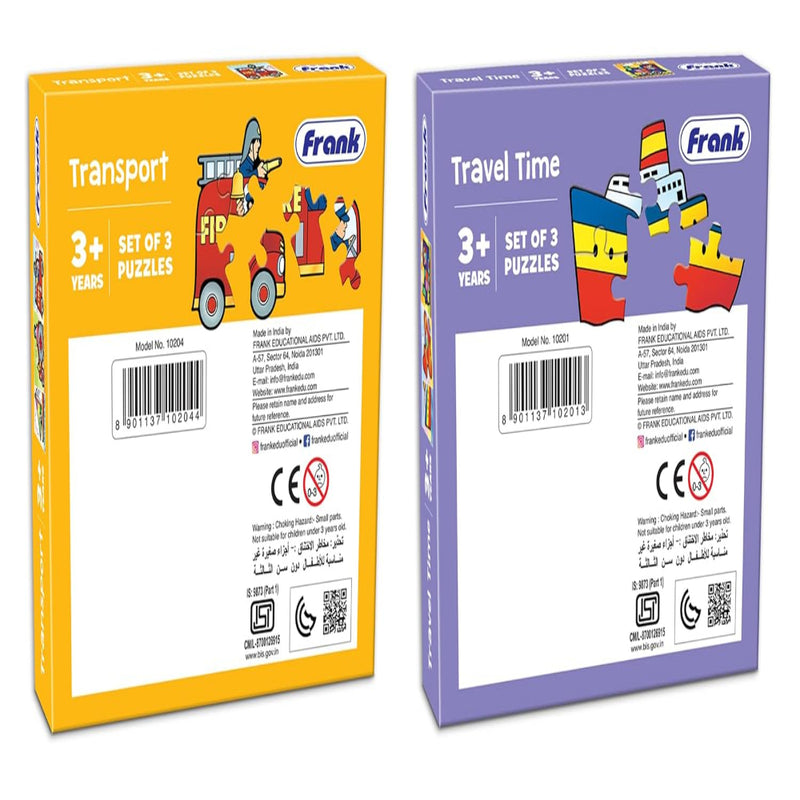 Frank 6 in 1 First Fun & Educational Jigsaw Puzzles for Kids