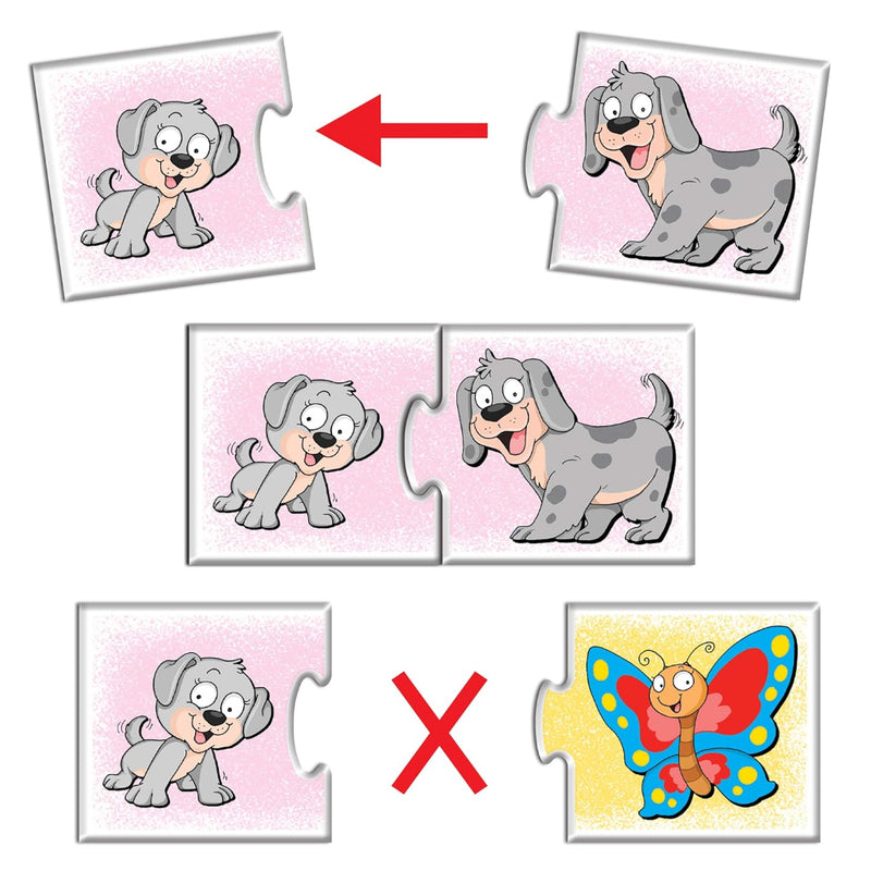 Frank Animal Babies Early Learner Educational Jigsaw Puzzles (24 Pcs)