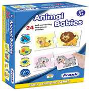 Frank Animal Babies Early Learner Educational Jigsaw Puzzles (24 Pcs)