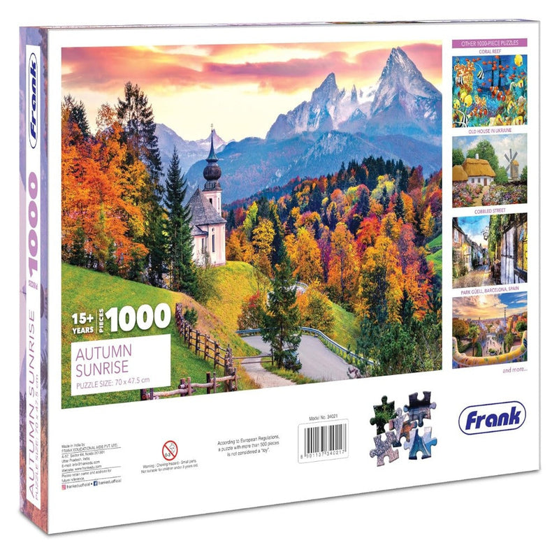 Frank Autumn Sunrise Jigsaw Puzzle - 1000 Pieces