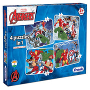 Frank Avengers 4 Puzzles In 1 (63 Pieces)