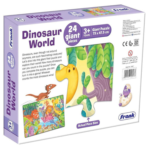 Frank Dinosaur World Giant Floor Jigsaw Puzzle (24 Pieces)-Puzzles-Frank-Toycra