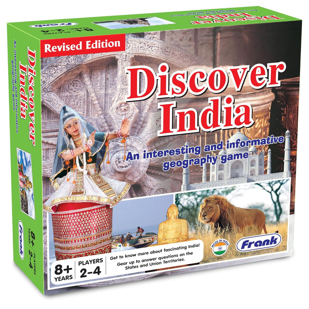 Frank Discover India Informative Geography Game | Buy Online at Toycra