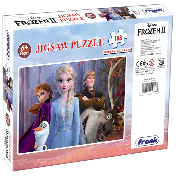 Frank Disney Frozen 2 Jigsaw Puzzle (108 Pieces)-Puzzles-Frank-Toycra