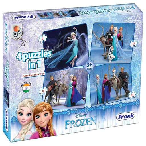 Frank Disney Frozen 4 In 1 Jigsaw Puzzle-Puzzles-Frank-Toycra