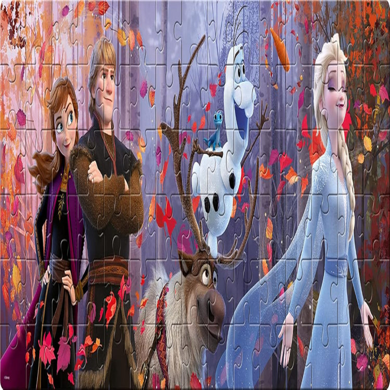 Frank Disney Frozen II Panorama Jigsaw Puzzle -90 Pieces