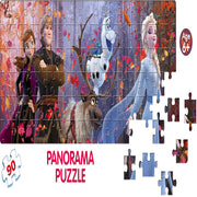 Frank Disney Frozen II Panorama Jigsaw Puzzle -90 Pieces