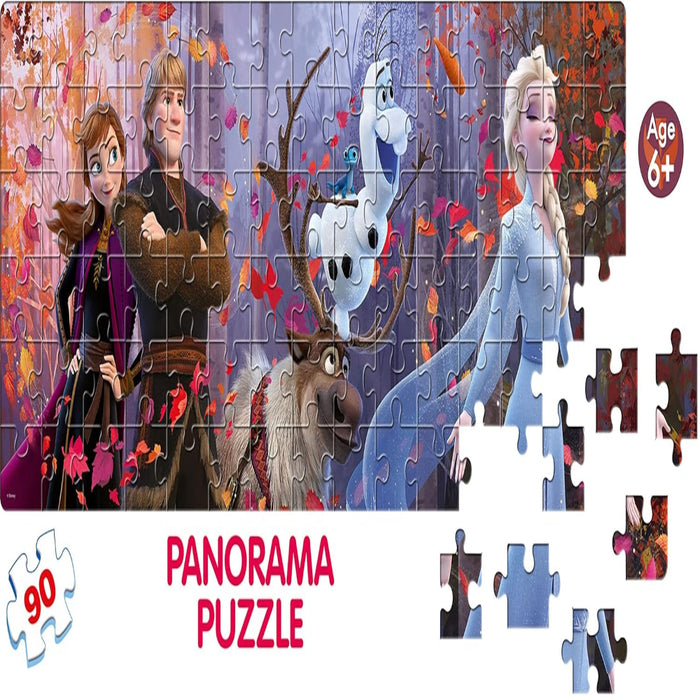 Frank Disney Frozen II Panorama Jigsaw Puzzle -90 Pieces-Puzzles-Frank-Toycra
