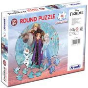 Frank Disney Frozen II Round Jigsaw Puzzle - 66 Pieces