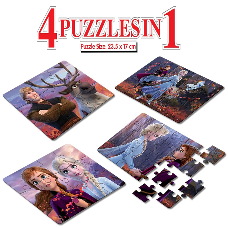 Frank Disney Frozen II Set of 4 Jigsaw Puzzles