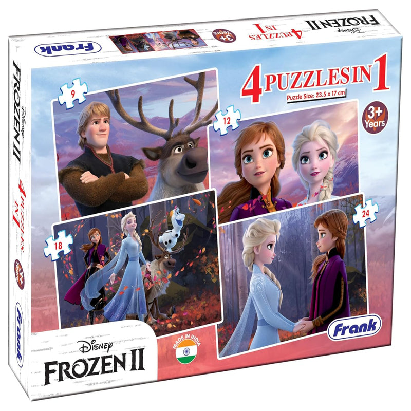 Frank Disney Frozen II Set of 4 Jigsaw Puzzles