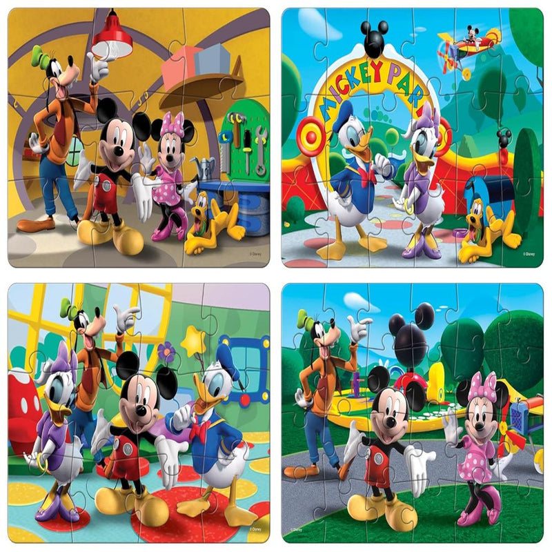Frank Disney Mickey Mouse Clubhouse - A Set of 4 Jigsaw Puzzle