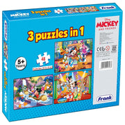 Frank Disney Mickey Mouse & Friends (48 Pieces) 3 in 1 Jigsaw Puzzle