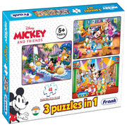 Frank Disney Mickey Mouse & Friends (48 Pieces) 3 in 1 Jigsaw Puzzle