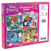 Frank Disney Princess 4 Puzzles in 1 Jigsaw Puzzle- (63 pcs)
