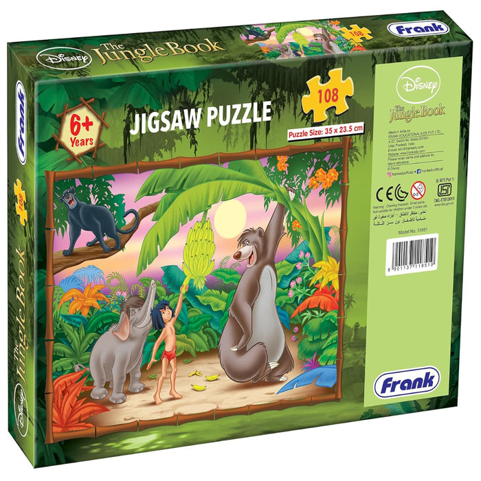 Frank Disney The Jungle Book Jigsaw Puzzle (108 Pieces)-Puzzles-Frank-Toycra