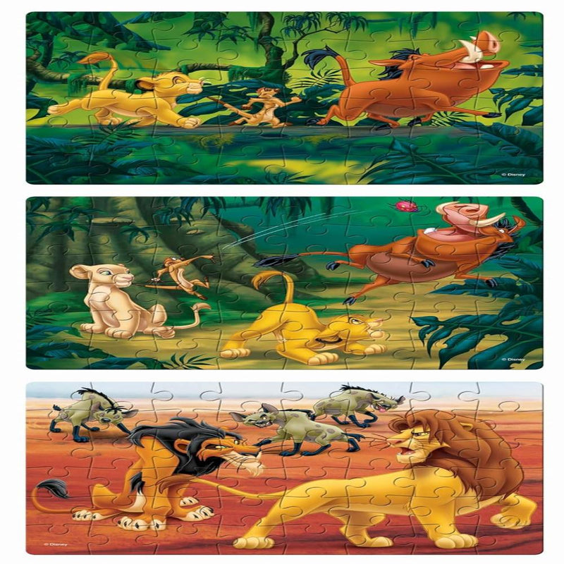 Frank Disney The Lion King (48 Pieces) 3 in 1 Jigsaw Puzzle
