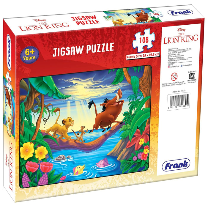 Frank Disney The Lion King Jigsaw Puzzle (108 Pieces)-Puzzles-Frank-Toycra