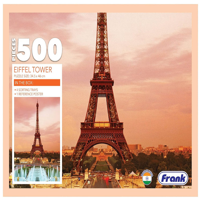 Frank Eiffel Tower 500 Piece Jigsaw Puzzle