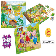 Frank Favourite Stories Puzzles 3 in 1 Jigsaw Puzzle