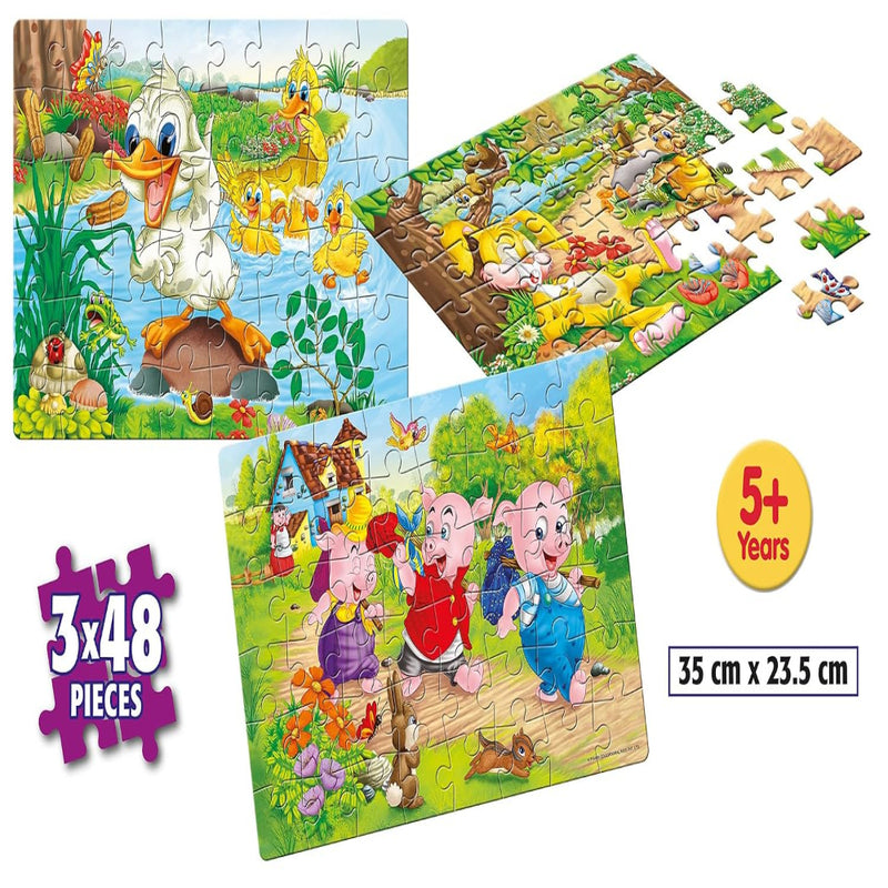 Frank Favourite Stories Puzzles 3 in 1 Jigsaw Puzzle