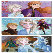 Frank Frozen 3 In 1 - 48 Pieces Puzzles