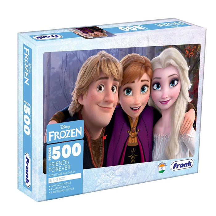 Frank Frozen- Friends Forever Jigsaw Puzzle (500 Pieces)-Puzzles-Frank-Toycra