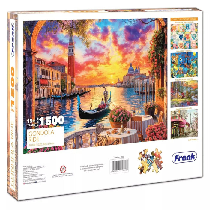 Frank Gondola Ride Jigsaw Puzzle (1500 Pieces)-Puzzles-Frank-Toycra
