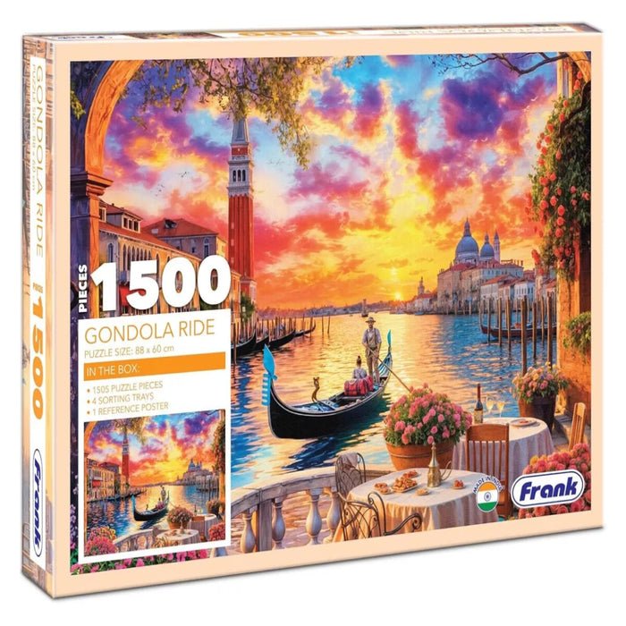 Frank Gondola Ride Jigsaw Puzzle (1500 Pieces)-Puzzles-Frank-Toycra
