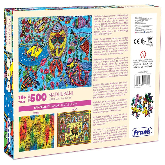 Frank Indian Art Jigsaw Puzzle Series - (500 Pieces)-Puzzles-Frank-Toycra